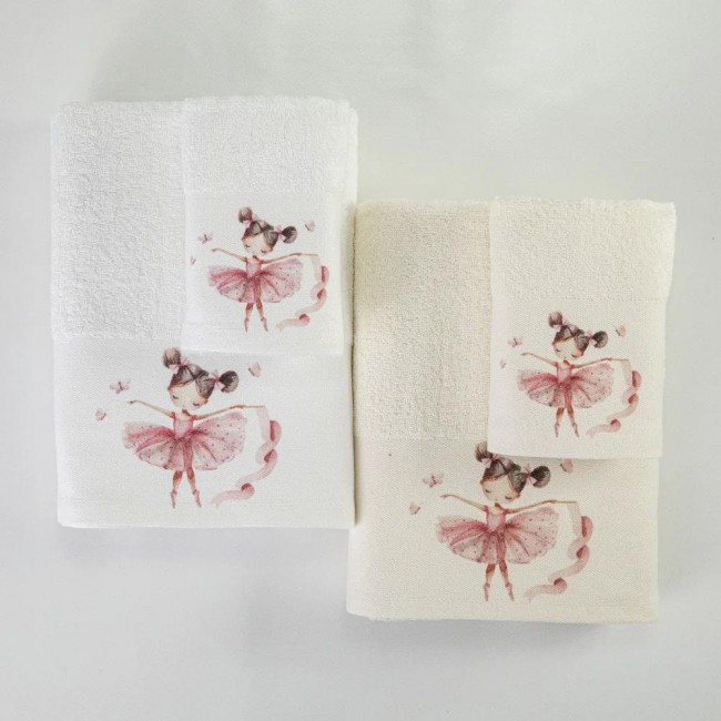 Πετσέτες Σετ 2ΤΜΧ Balletto Λευκό