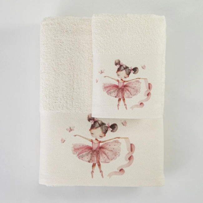 Πετσέτες Σετ 2ΤΜΧ Balletto Εκρού