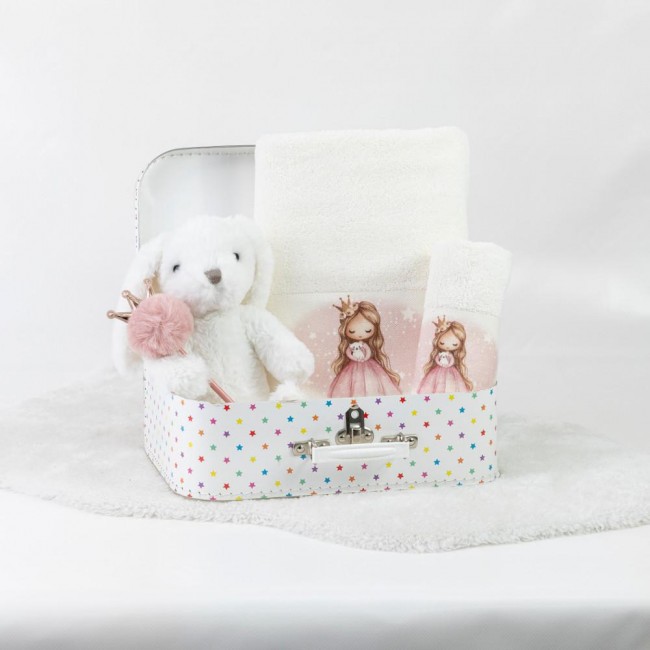 Πετσέτες Σετ 2ΤΜΧ Little Queen Εκρού