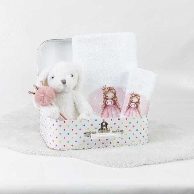 Πετσέτες Σετ 2ΤΜΧ Little Queen Λευκό