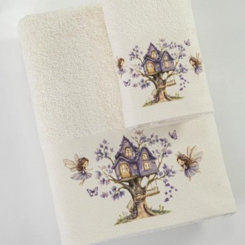 Πετσέτες Σετ 2ΤΜΧ Magic Garden Εκρού