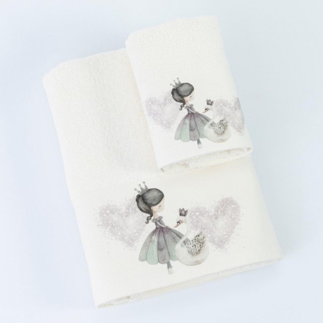 Πετσέτες Σετ 2ΤΜΧ Odette Εκρού