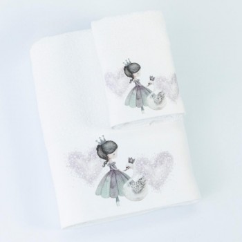 Πετσέτες Σετ 2ΤΜΧ Odette Λευκό