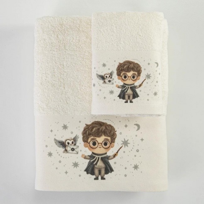Πετσέτες Σετ 2ΤΜΧ Wizard Εκρού