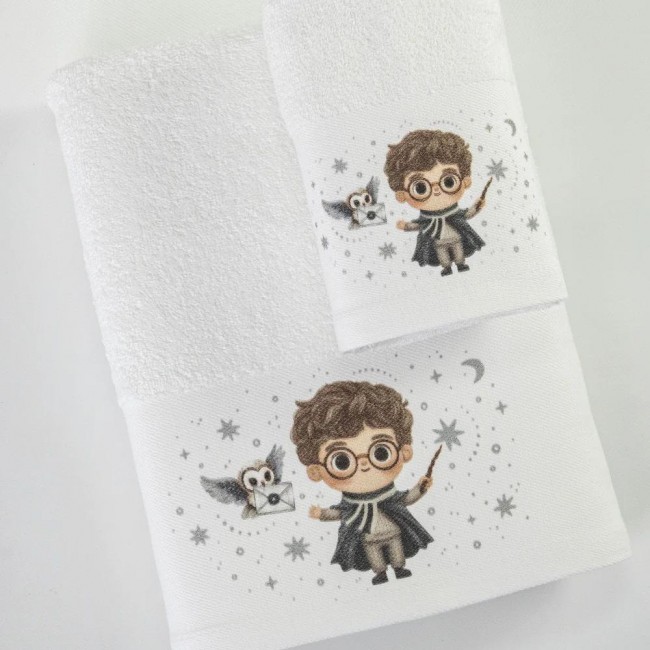 Πετσέτες Σετ 2ΤΜΧ Wizard Λευκό