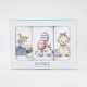 Ποτηρόπανα Κουζίνας BunnyBloom Σετ 3ΤΜΧ