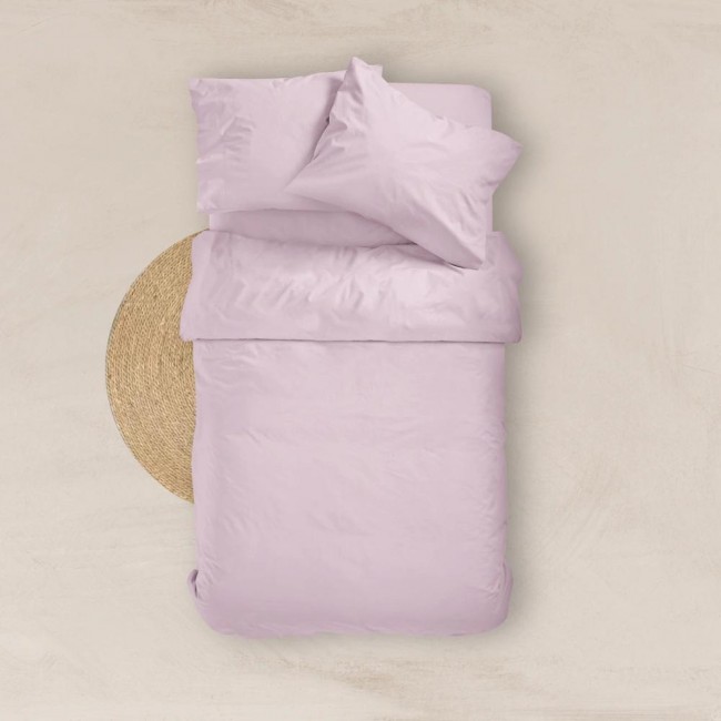 Σεντόνι Μονόχρωμο Solid Διπλό Με Λάστιχο