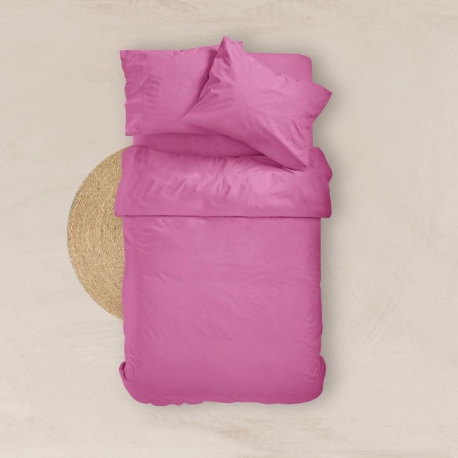 Σεντόνι Μονόχρωμο Solid Διπλό Με Λάστιχο