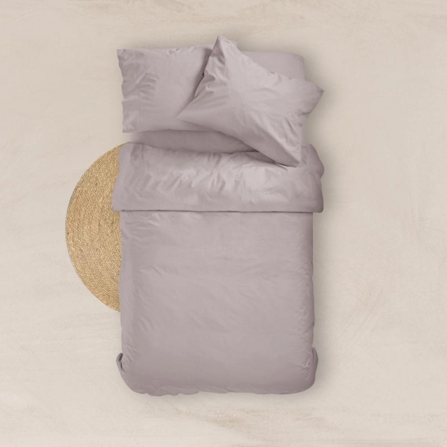 Σεντόνι Μονόχρωμο Solid Διπλό Με Λάστιχο