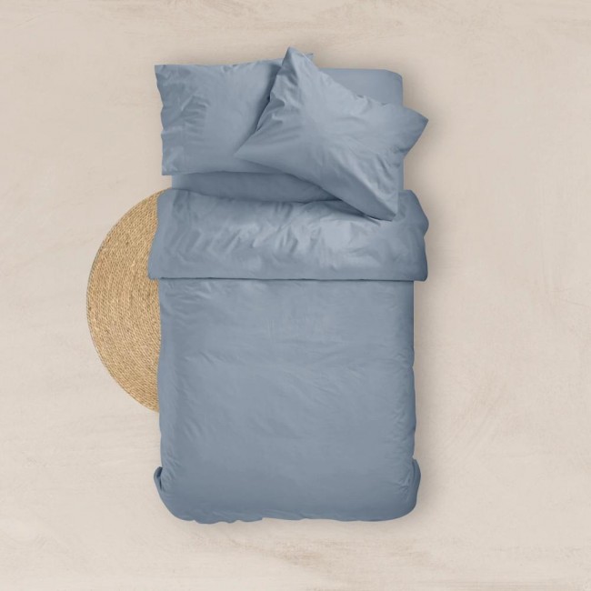 Σεντόνι Μονόχρωμο Solid Διπλό Με Λάστιχο