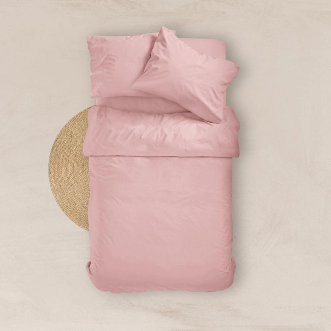 Σεντόνι Μονόχρωμο Solid Διπλό Με Λάστιχο