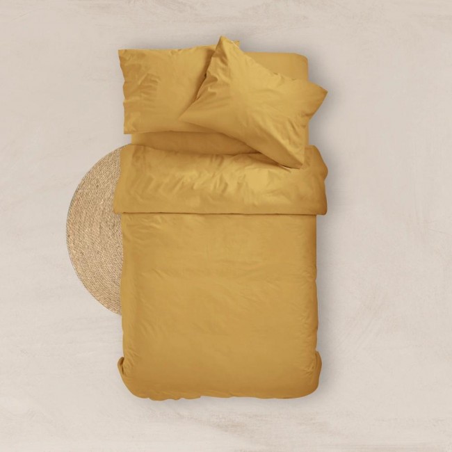 Σεντόνι Μονόχρωμο Solid Διπλό Με Λάστιχο