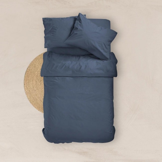 Σεντόνι Μονόχρωμο Solid Διπλό Με Λάστιχο