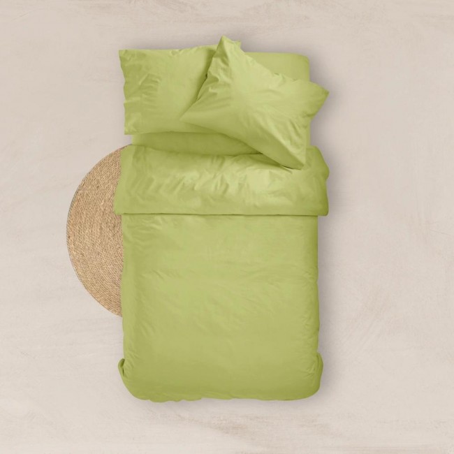 Σεντόνι Μονόχρωμο Solid Διπλό Με Λάστιχο