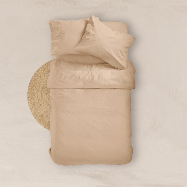 Σεντόνι Μονόχρωμο Solid Διπλό Με Λάστιχο