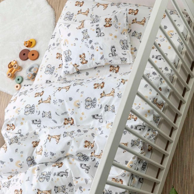 Σεντόνια Κούνιας Σετ Roar