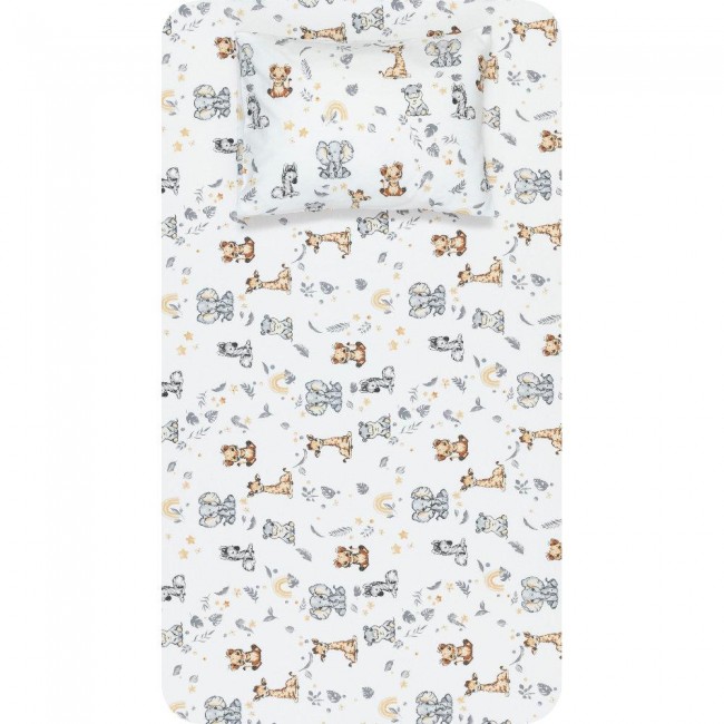 Σεντόνια Κούνιας Σετ Roar