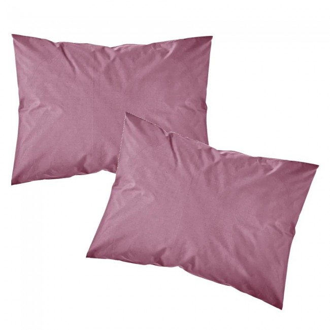 Ζεύγος Μαξιλαροθήκες Solid Μονόχρωμες
