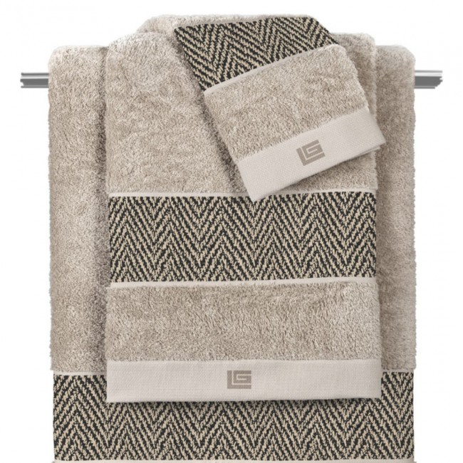 Σετ 3τμχ Πετσέτες Alezia Cashmere-Natural