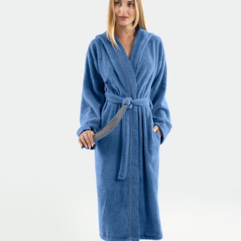 Μπουρνούζι Casual Blue