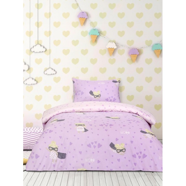 Σετ Σεντόνια Μονά με Λάστιχο - Little Hero