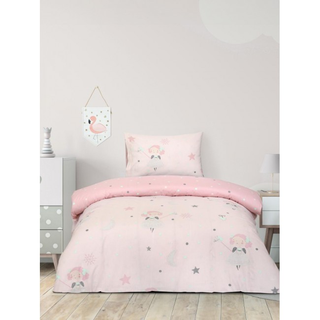 Σετ Σεντόνια Μονά με Λάστιχο - Snowbelle