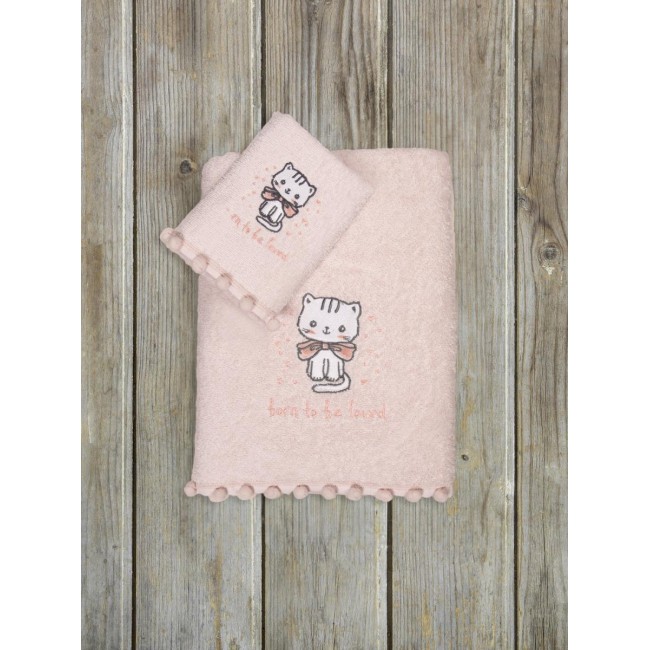 Σετ Πετσέτες (30x50 + 70x120) - Kitten