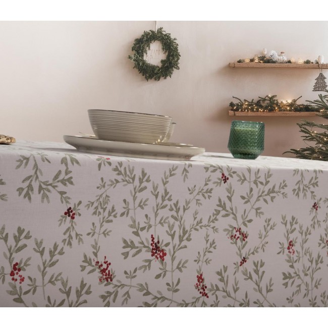 ΧΡΙΣΤΟΥΓΕΝΝΙΑΤΙΚΟ ΤΡΑΠΕΖΟΜΑΝΤΗΛΟ HOPE 140X180 BEIGE