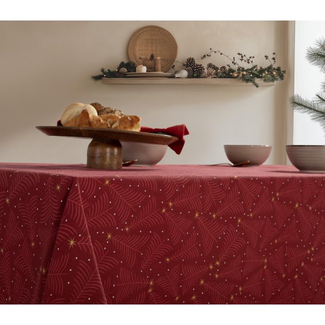 ΧΡΙΣΤΟΥΓΕΝΝΙΑΤΙΚΟ ΤΡΑΠΕΖΟΜΑΝΤΗΛΟ DECEMBER 140X180 RED