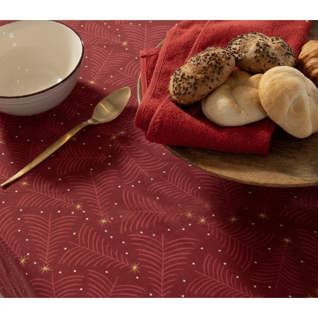 ΧΡΙΣΤΟΥΓΕΝΝΙΑΤΙΚΟ ΤΡΑΠΕΖΟΜΑΝΤΗΛΟ DECEMBER 140X180 RED