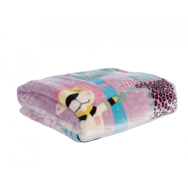 ΠΑΙΔΙΚΗ ΚΟΥΒΕΡΤΑ ROLLER FRIENDS 160Χ220 NEF-NEF HOMEWARE LILAC
