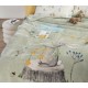 ΠΑΙΔΙΚΗ ΚΟΥΒΕΡΤΑ WOODLAND PARTY 160Χ220 NEF-NEF HOMEWARE PISTACHIO