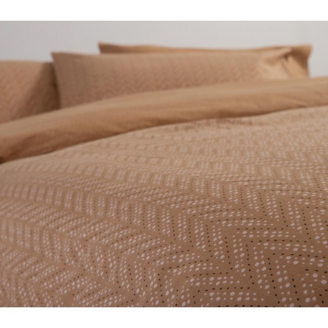 ΣΕΤ ΣΕΝΤΟΝΙΑ ΜΟΝΑ SUSPEN ΜΕ ΛΑΣΤΙΧΟ NEF-NEF HOMEWARE CARAMEL