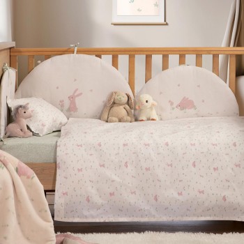 ΒΡΕΦΙΚΑ ΣΕΤ ΣΕΝΤΟΝΙΑ ΚΟΥΝΙΑΣ COUNTRY BUNNY NEF-NEF HOMEWARE ECRU/MINT