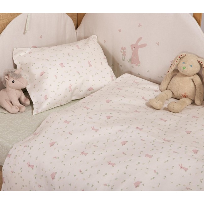 ΒΡΕΦΙΚΑ ΣΕΤ ΣΕΝΤΟΝΙΑ ΚΟΥΝΙΑΣ COUNTRY BUNNY NEF-NEF HOMEWARE ECRU/MINT
