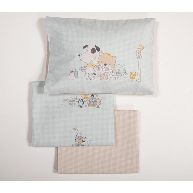 ΒΡΕΦΙΚΑ ΣΕΤ ΣΕΝΤΟΝΙΑ ΚΟΥΝΙΑΣ LIFE IN THE CITY NEF-NEF HOMEWARE AQUA