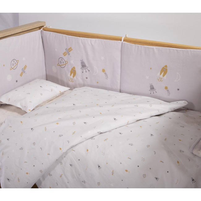 ΒΡΕΦΙΚΑ ΣΕΤ ΣΕΝΤΟΝΙΑ ΚΟΥΝΙΑΣ MY UNIVERSE NEF-NEF HOMEWARE GREY