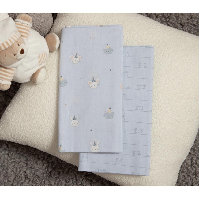 ΒΡΕΦΙΚΑ ΣΕΤ ΣΕΝΤΟΝΙΑ ΛΙΚΝΟΥ 2ΤΜΧ SPECIAL PARTY NEF-NEF HOMEWARE BLUE