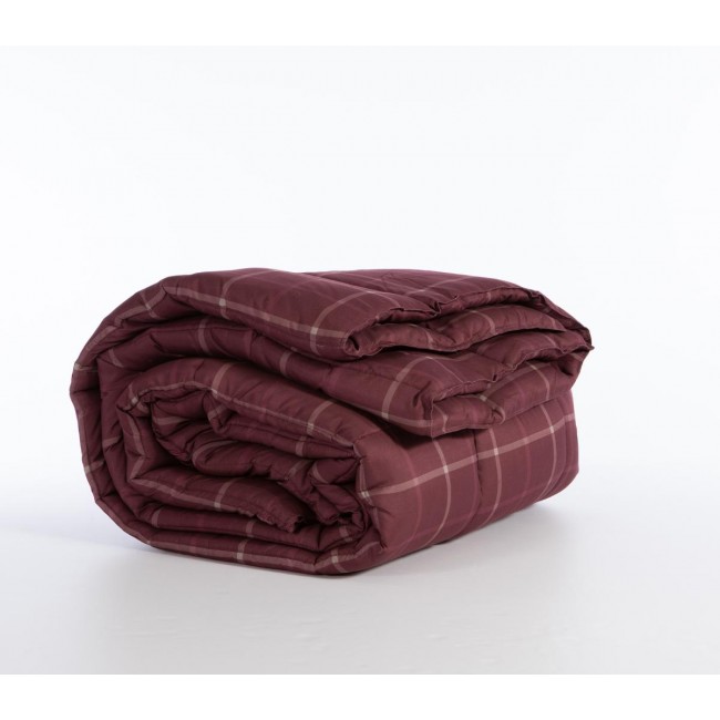 ΠΑΠΛΩΜΑ ΥΠΕΡΔΙΠΛΟ NAIBERG 240X220 NEF-NEF HOMEWARE BORDO