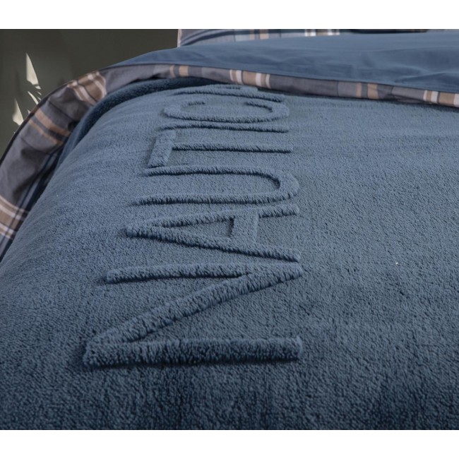 ΚΟΥΒΕΡΤΑ ΥΠΕΡΔΙΠΛΗ NAU WAVE 230X240 NEF-NEF HOMEWARE GREEN