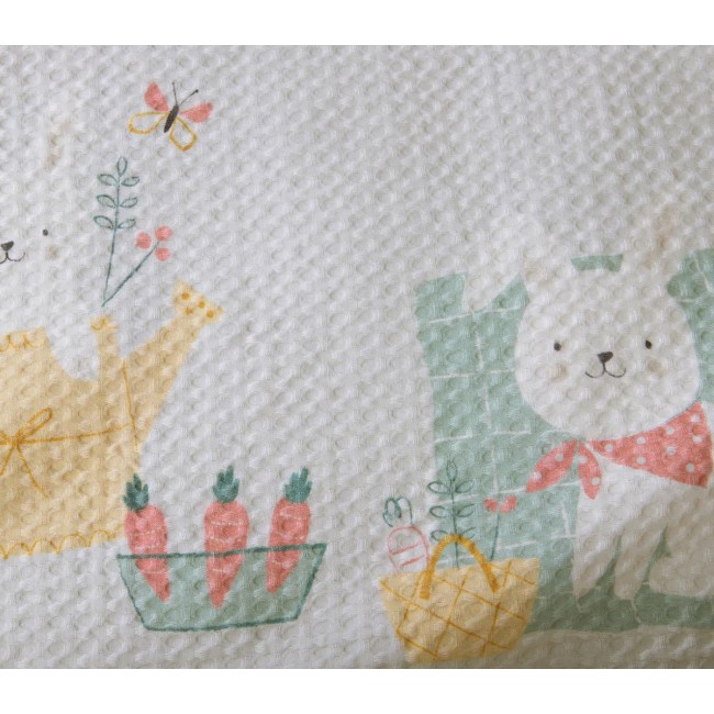 ΚΟΥΒΕΡΤΑ ΒΑΜΒ ΠΙΚΕ PIC NIC TOGETHER 80X110 AQUA