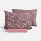 Σετ Σεντόνια Βαμβακερά Υπέρδιπλα Floriva 240X270 BROWN Nef Nef Homeware