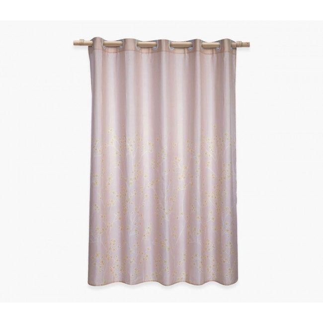 ΚΟΥΡΤΙΝΑ ΜΠΑΝΙΟΥ ΠΟΛ.FLORIVA 180Χ180 BEIGE