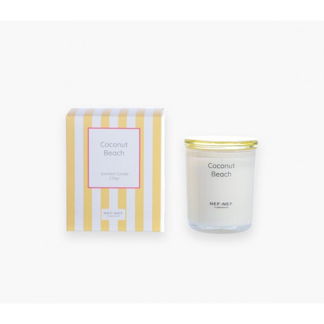ΑΡΩΜΑΤΙΚΟ ΚΕΡΙ COCONUT BEACH 270gr YELLOW