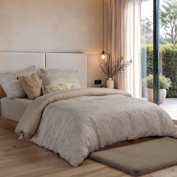 Σετ Σεντόνια Βαμβακοσατέν Υπέρδιπλα Elinda 240x270 ECRU Nef Nef Homeware