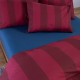 Σετ Παπλωματοθήκη Βαμβακερή Υπέρδιπλη Casual Vertia 240x230 BORDO Nef Nef Homeware