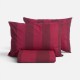 Σετ Παπλωματοθήκη Βαμβακερή Υπέρδιπλη Casual Vertia 240x230 BORDO Nef Nef Homeware