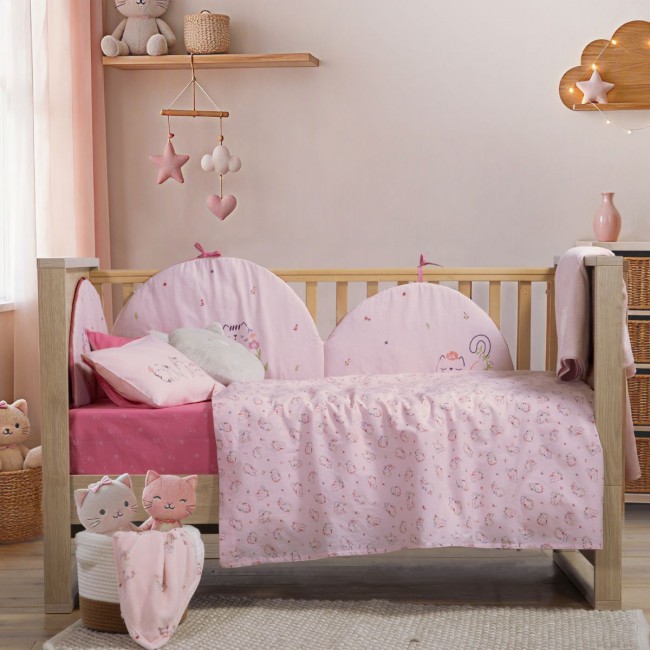 Πάντα Κούνιας Cats Are Perfect PINK Nef Nef Homeware