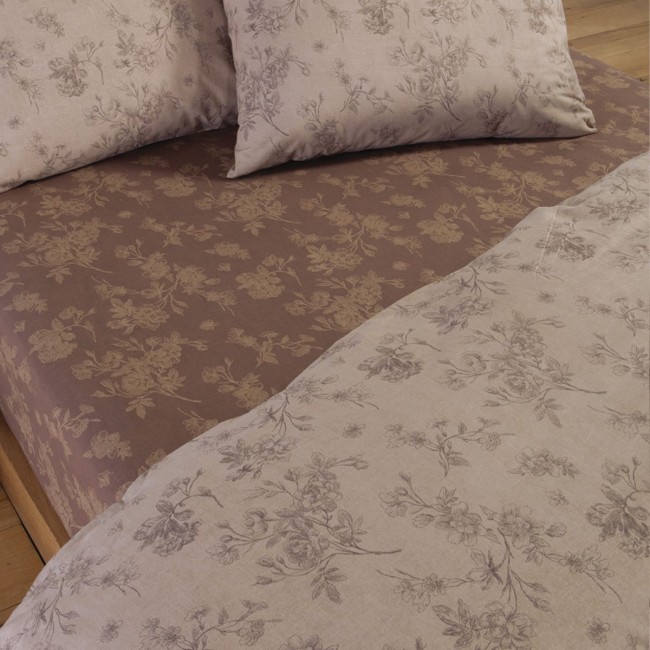 Σετ Σεντόνια Βαμβακερά Μονά Dream 170X270 BROWN Nef Nef Homeware