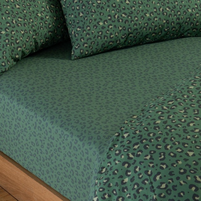 Σετ Σεντόνια Βαμβακερά Μονά Wild 170X270 GREEN Nef Nef Homeware